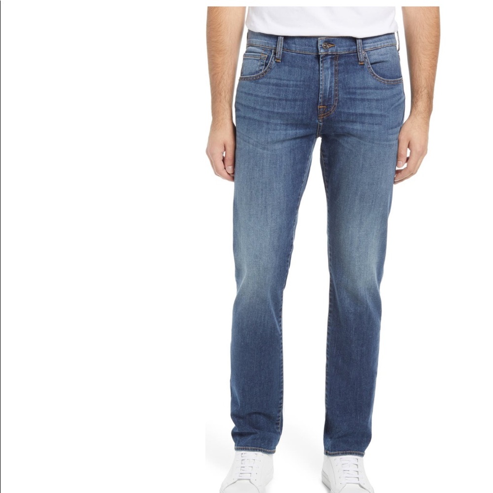 NEW Seven The Straight Slim Straight Leg Jeans